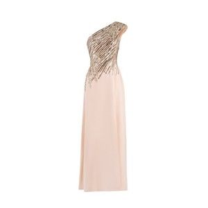 Saiid Kobeisy One Shoulder Sequin Long Dress - NWT